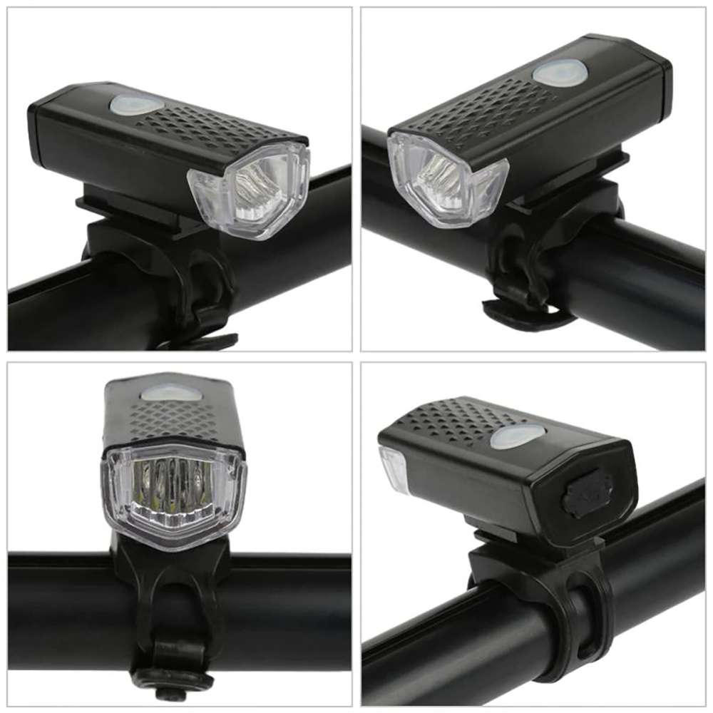 Přední světlo na kolo XME CREE 3W LED, 300lm, 3 světelné režimy, 800mAh baterie