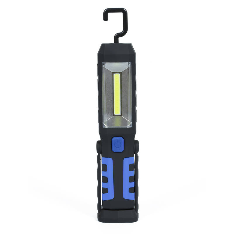 Dobíjecí LED pracovní lampa s háčkem a magnetickou základnou, 5W, 2600mAh, 3 světelné režimy