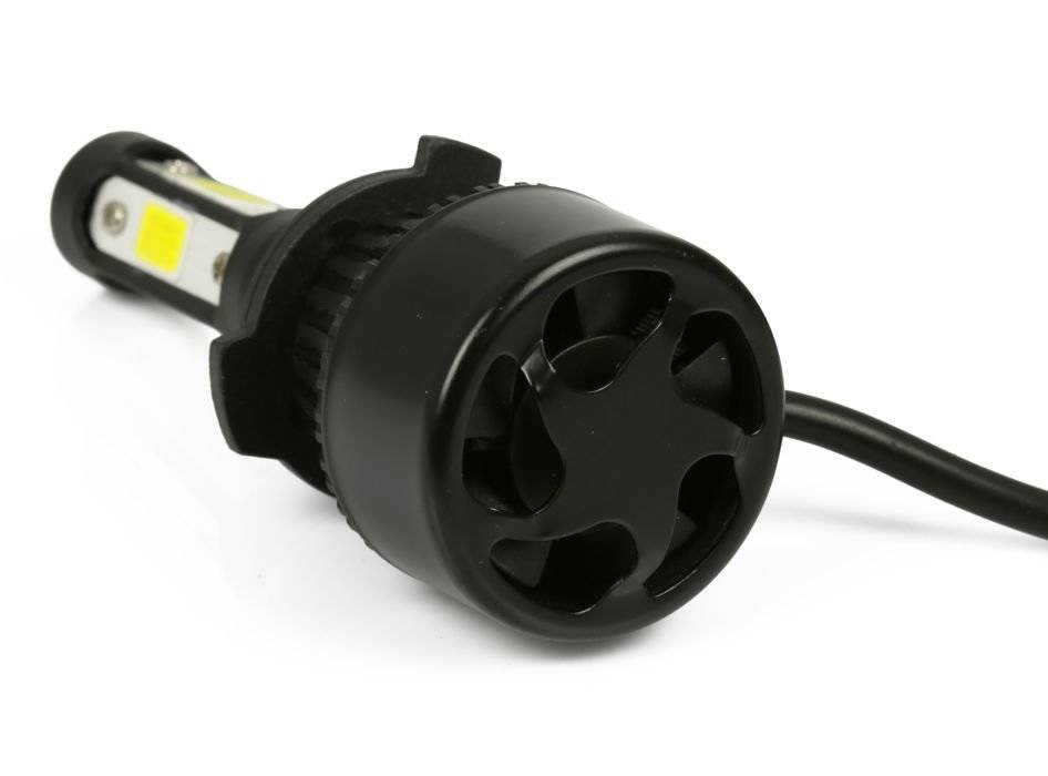 LED S4 autožárovka HB4 9006 COB CANBUS 16000lm 2x40W 6000K - sada 2ks