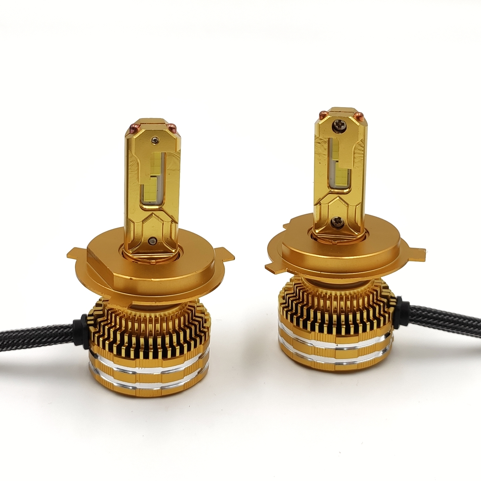 LED autožárovky H4 A9 COB canbus 40000lm 2x200W 6000K, sada 2ks