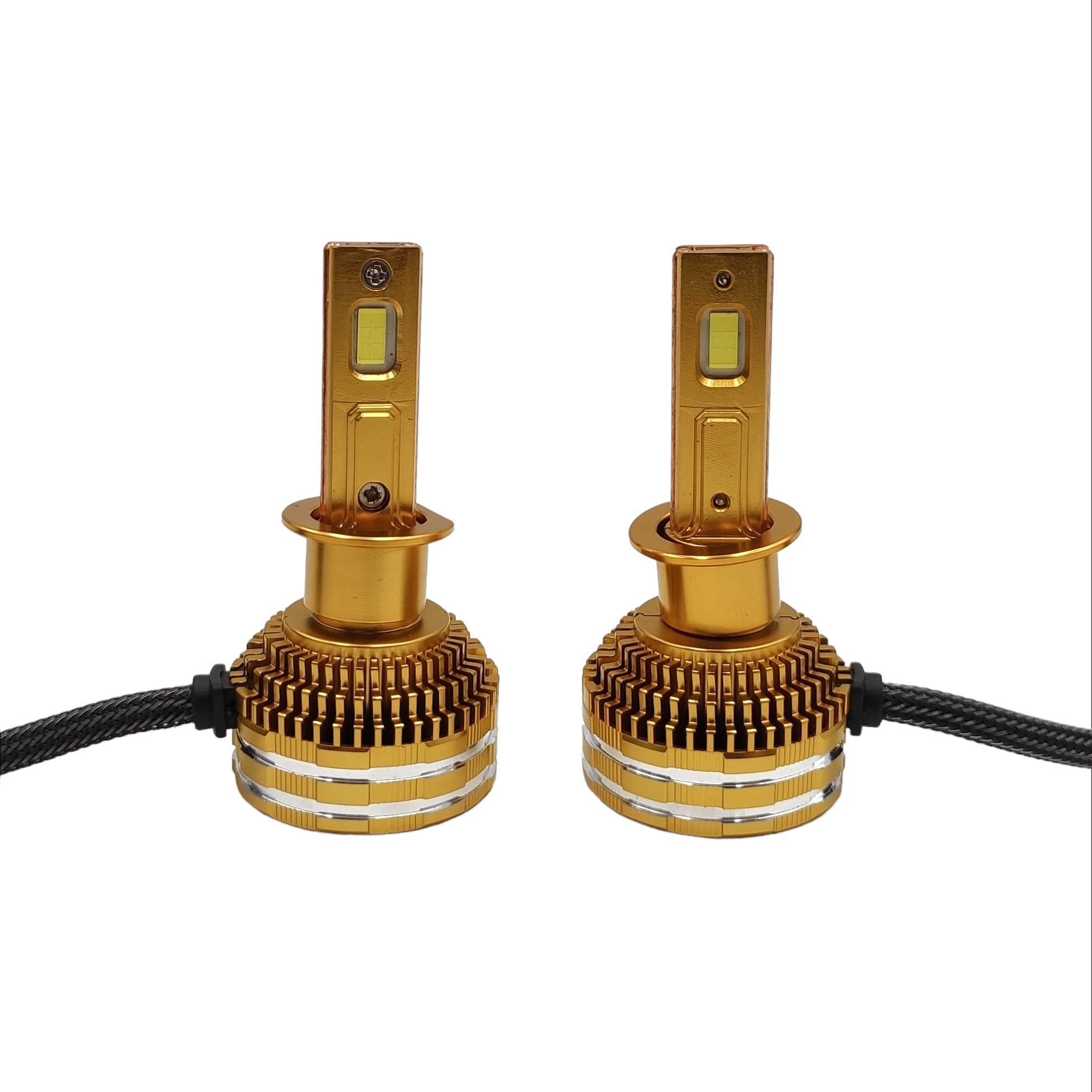 LED autožárovky H1 A9 COB canbus 40000lm 2x200W 6000K, sada 2ks 