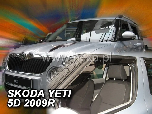 Ofuky oken Škoda Yeti 2009 -