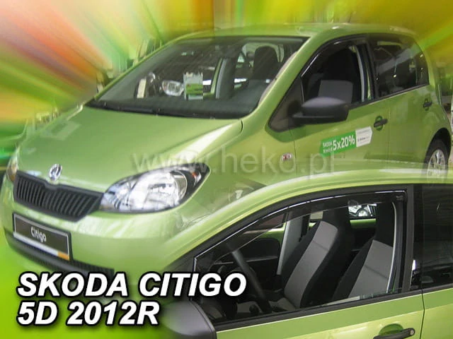 Ofuky oken Škoda Citigo 2012-2020 přední, 5dv.