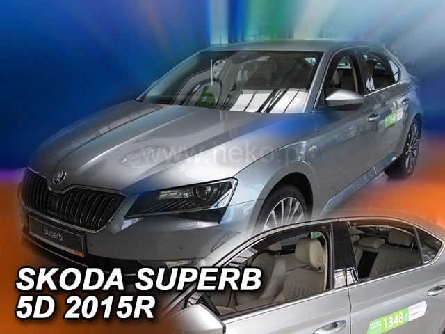Ofuky oken Škoda  Superb III. 2015 -, liftback, + zadní