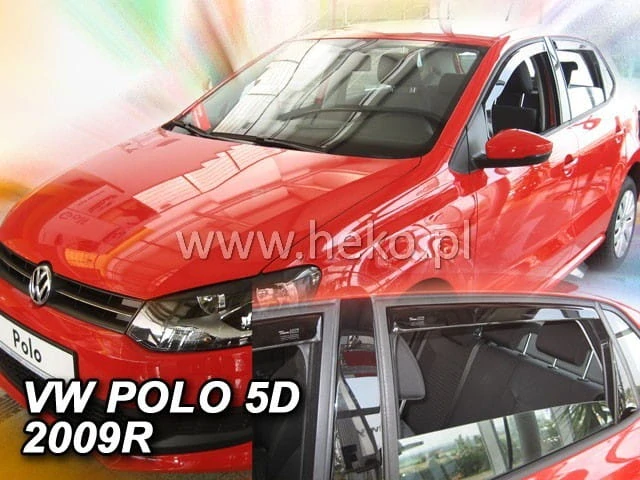 Ofuky oken VW Polo 2009-2017, + zadní