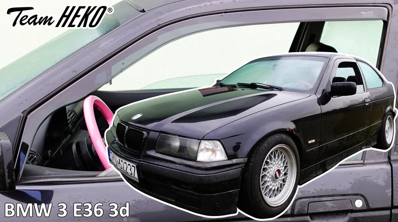 Plexi ofuky oken BMW 3er 3D 1991-1998, E36