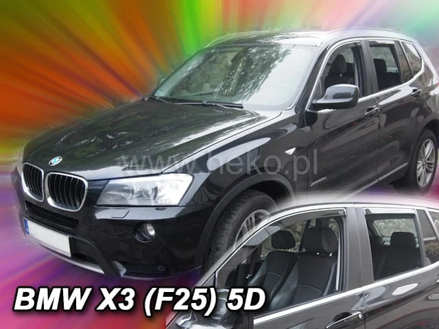 Ofuky oken BMW X3 2010-2017, F25, + zadní
