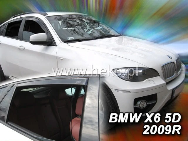 Ofuky oken BMW X6 2007-2014, E71, + zadní