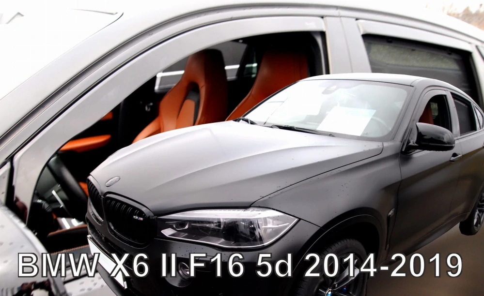 Ofuky oken BMW X6 2014-2019, + zadní