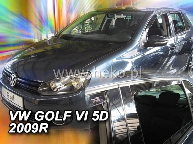 Ofuky oken VW Golf VI. 2008-12, htb, + zadní