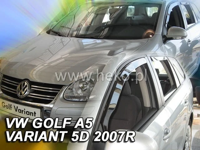 Ofuky oken VW Golf VI. 2009-13, combi, A6, + zadní