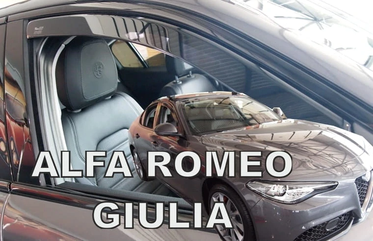 Ofuky oken Alfa Romeo Giulia 2016-, sedan, + zadní