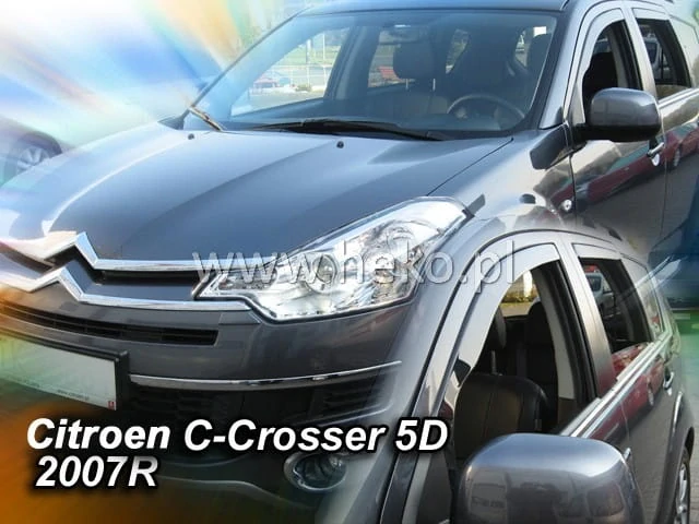 Ofuky oken Citroen C-Crosser 2007-2012, + zadní