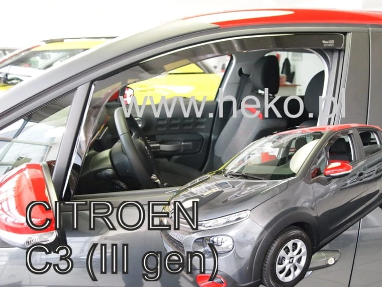 Ofuky oken Citroen C3 2016- 