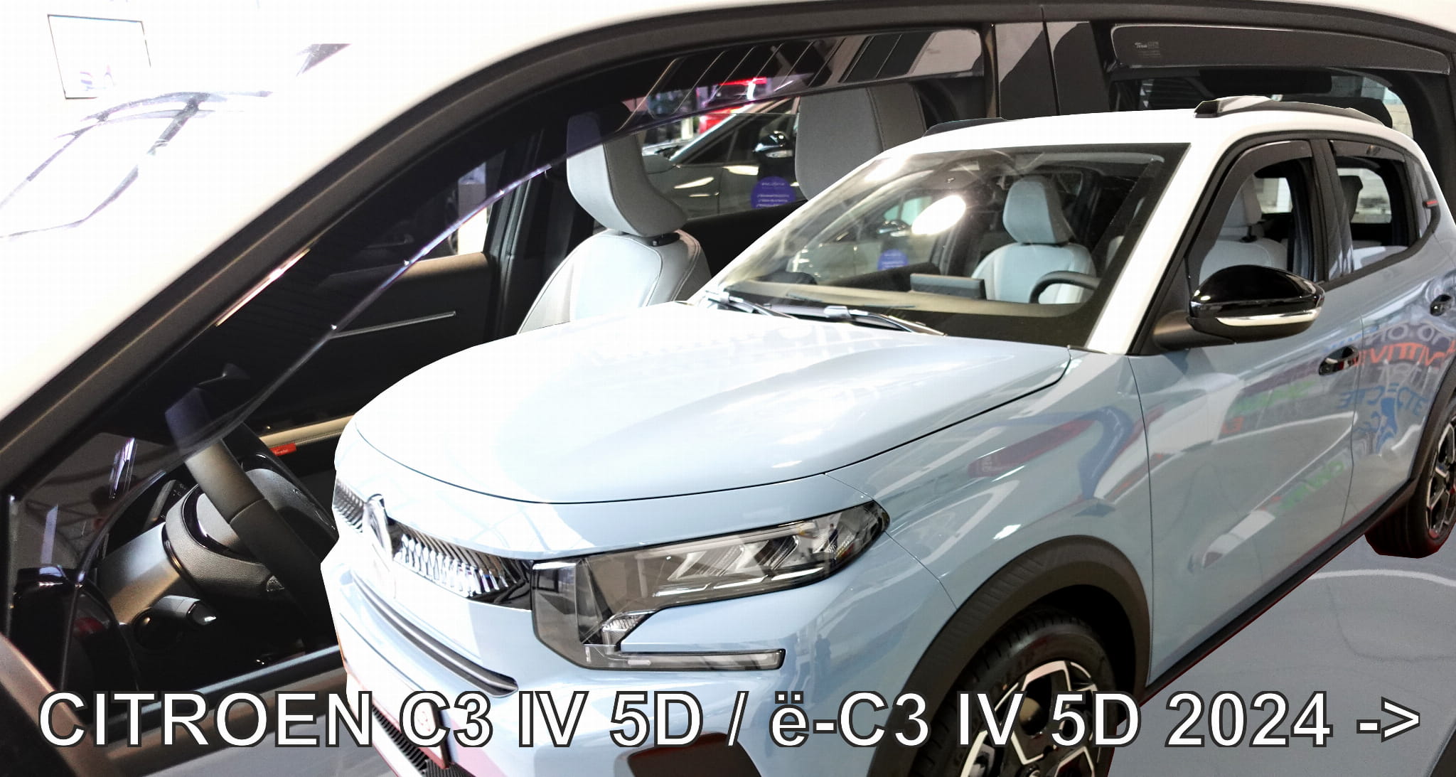 Ofuky oken Citroen C3 2024-, 5 dveří, + zadní