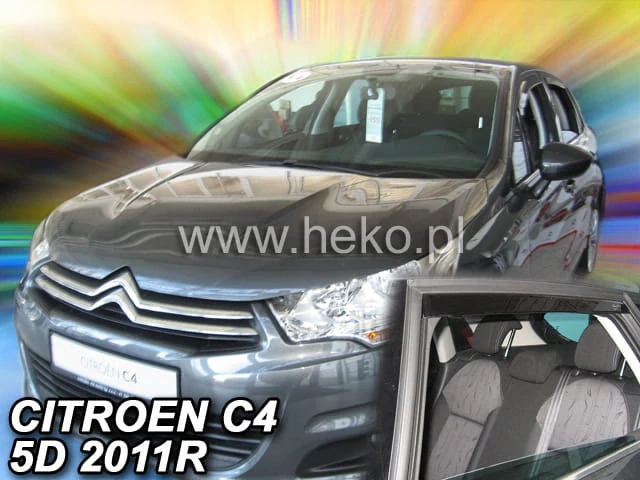 Ofuky oken Citroen C4 2010-2018, + zadní