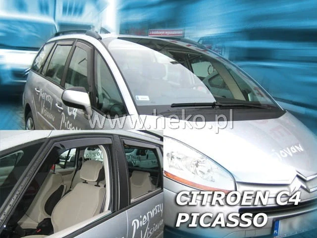 Ofuky oken Citroen C4 Picasso 2006-2013, + zadní