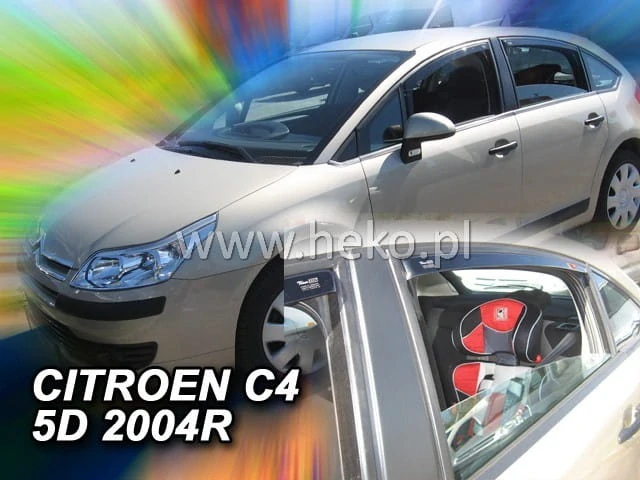Ofuky oken Citroen C4 2004-2010 + zadní