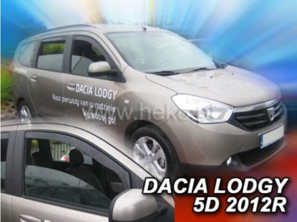 Ofuky oken Dacia Lodgy 2012-2021, + zadní