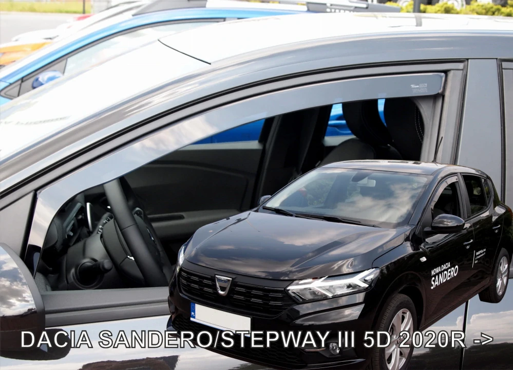 Ofuky oken Dacia Sandero Stepway 2020-
