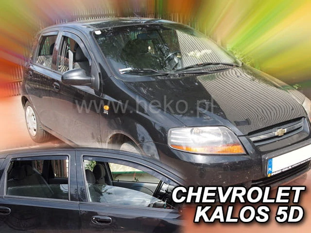 Ofuky oken Daewoo Kalos 2003-2007, 5 dveří, + zadní