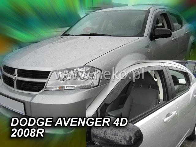 Ofuky oken Dodge Avenger 2007-2014, + zadní