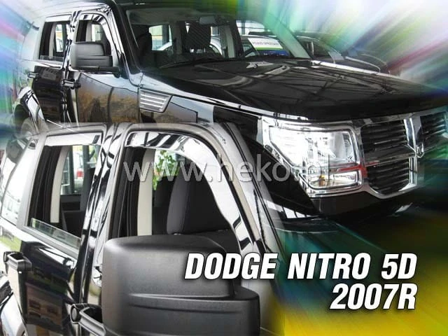 Ofuky oken Dodge Nitro 2006-2011, + zadní