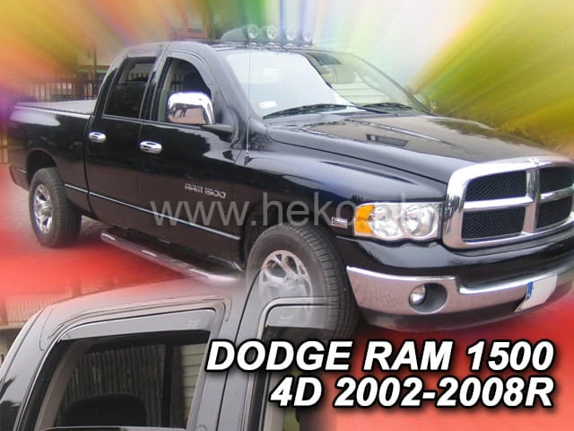 Ofuky oken Dodge Ram 1500 2002-2008, + zadní