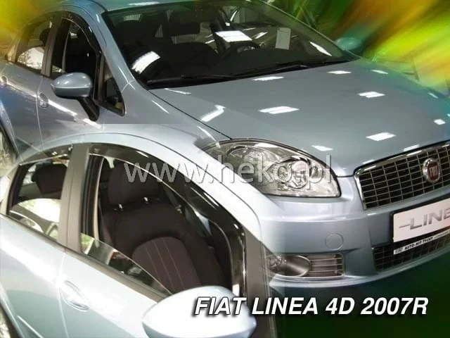 Ofuky oken Fiat Linea 2007-, + zadní