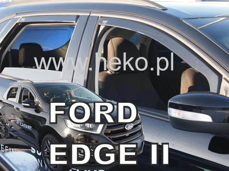 Ofuky oken Ford Edge 2014-2023, + zadní