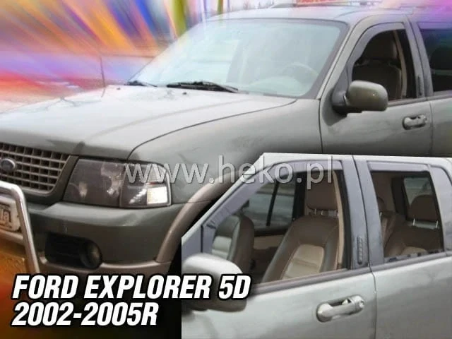 Ofuky oken Ford Explorer 2002-2005, + zadní