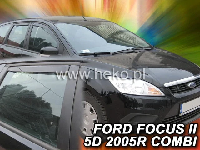 Ofuky oken Ford Focus 2004-2011, 5 dveří, combi, + zadní
