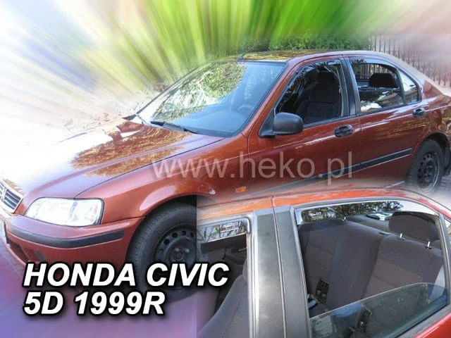 Ofuky oken Honda Civic 1995-2000, htb/liftback/combi, + zadní