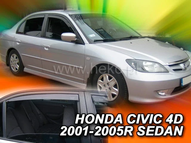 Ofuky oken Honda Civic 2001-2005, sedan, + zadní