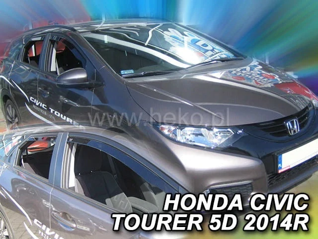 Ofuky oken Honda Civic 2012-2016, combi, + zadní