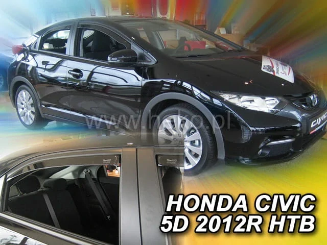 Ofuky oken Honda Civic 2012-2016, htb, + zadní