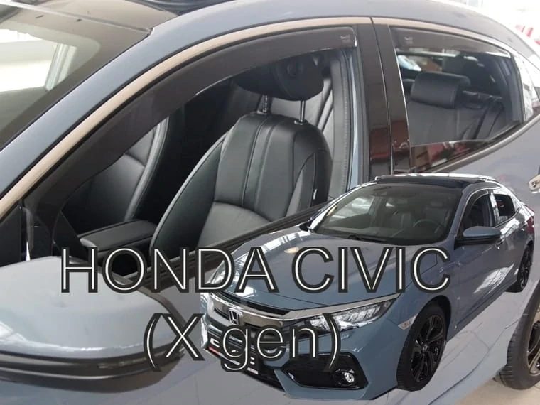 Ofuky oken Honda Civic 2017-2021, htb, + zadní