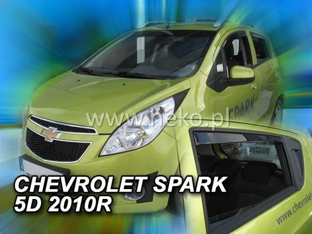 Ofuky oken Chevrolet Spark 2009-2022, + zadní
