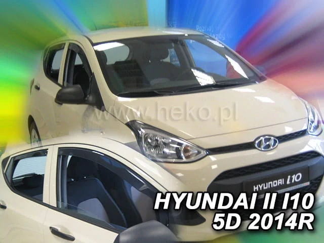 Ofuky oken Hyundai i10 2014-2019, + zadní