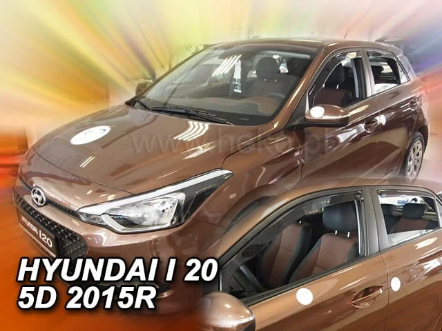 Ofuky oken Hyundai i20 2015-2020, + zadní