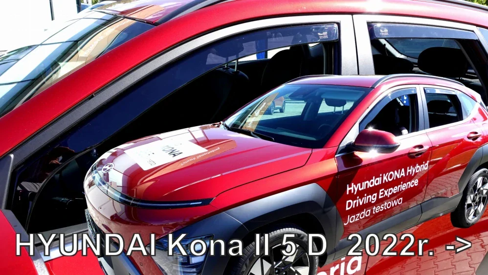 Ofuky oken Hyundai Kona 2022-, + zadní
