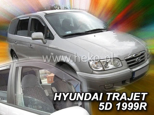 Ofuky oken Hyundai Trajet 1998-2008, + zadní