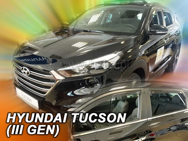 Ofuky oken Hyundai Tucson 2015-2020, + zadní