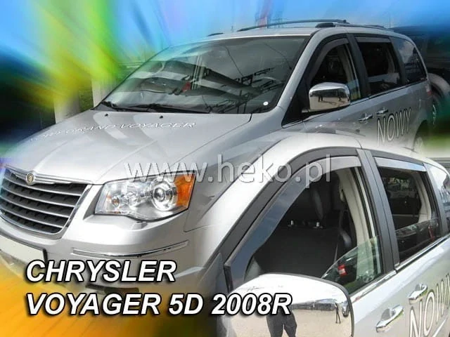 Ofuky oken Chrysler Grand Voyager 2007-2016, 5 dveří, + zadní