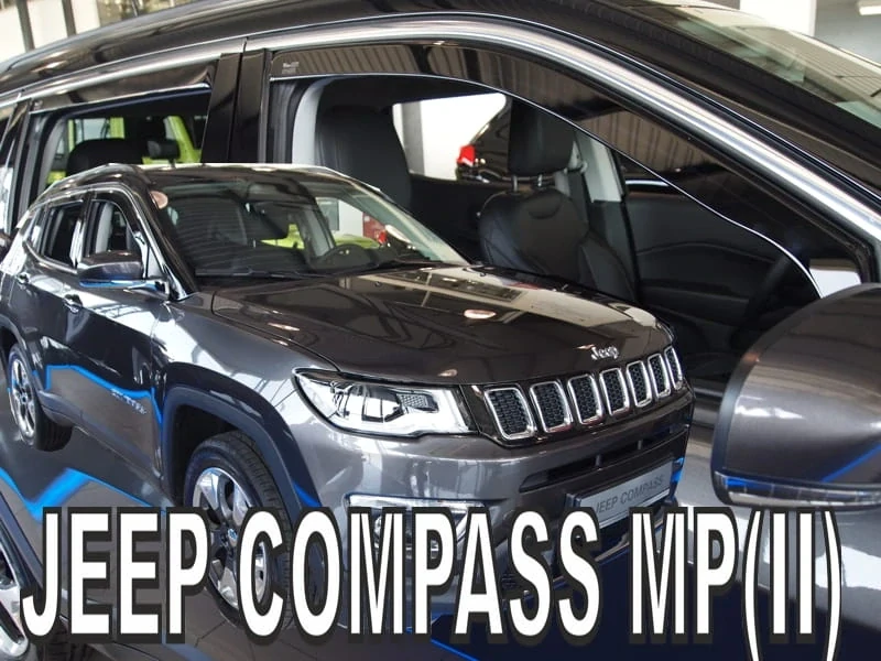 Ofuky oken Jeep Compass 2017-, + zadní