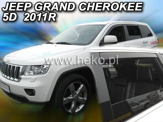 Ofuky oken Jeep Grand Cherokee 2010-2021, + zadní