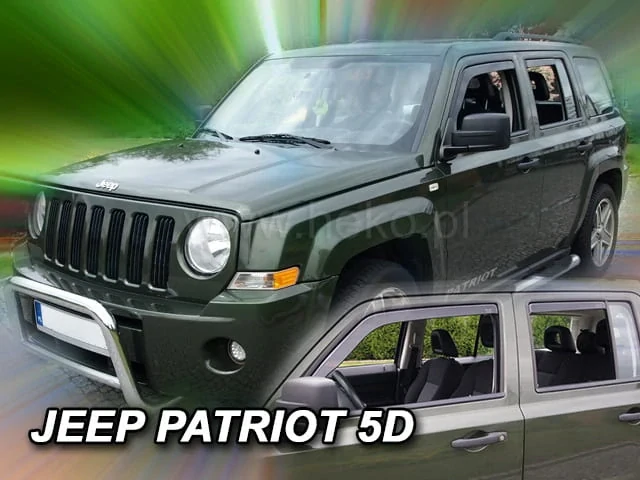 Ofuky oken Jeep Patriot 2006-2017, + zadní
