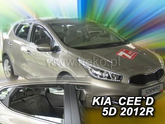 Ofuky oken Kia Ceed 2012-2018y, htb, + zadní
