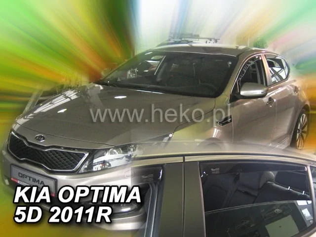 Ofuky oken Kia Optima 2010-2015, + zadní