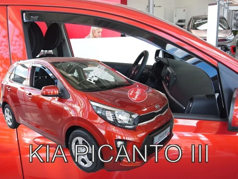 Ofuky oken Kia Picanto 2017-, + zadní
